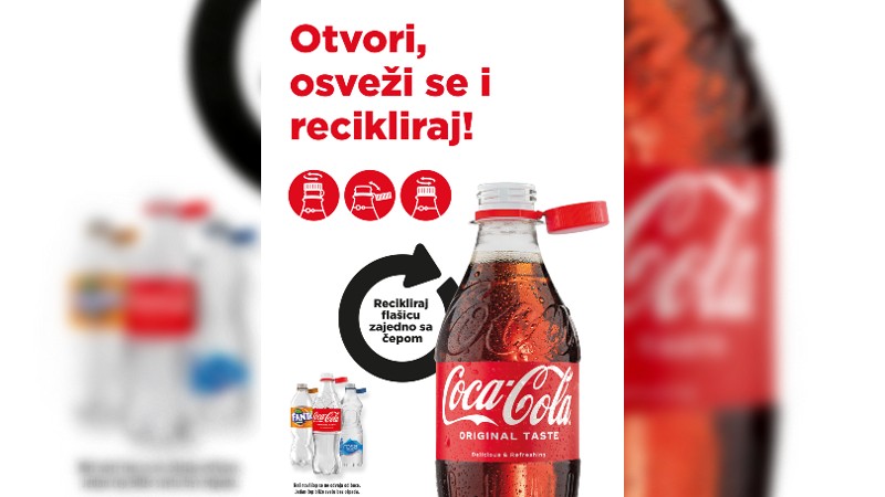 ,,Coca-Cola“ sistem u Srbiji uveo neodvojive čepove 