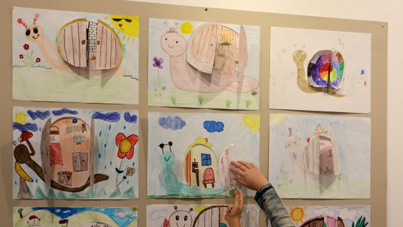 Otvorena  izložba dečijih radova škole crtanja