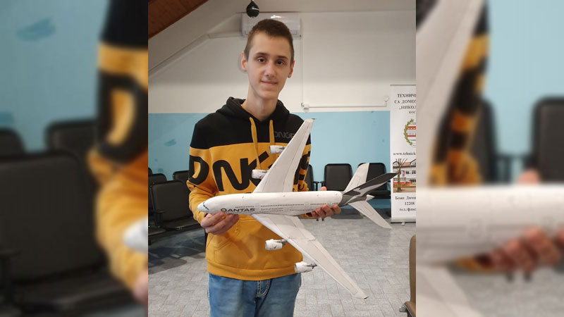 Lazar Grubetić, mladi konstruktor aviona (FOTO)