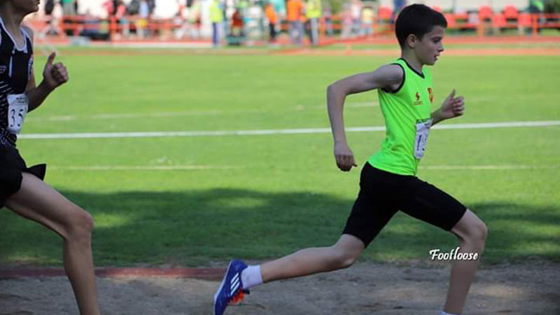 Veljko Dom - jedan od najboljih mladih atletičara u zemlji