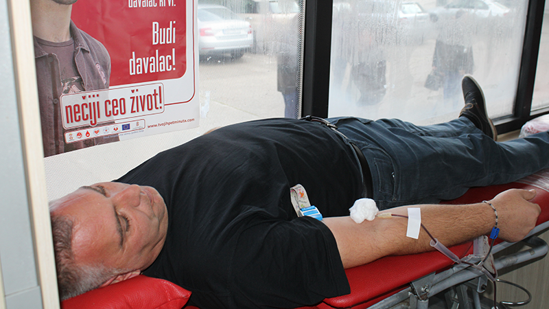  Akcija dobrovoljnog davanja krvi u centru Petrovca