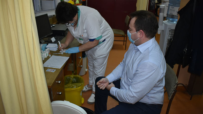 Vakcinisano više od 3.200 građana, vakcinu primio i predsednik Skupštine Požarevca