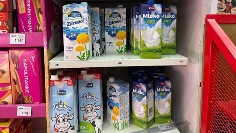 Vlada povećala najvišu maloprodajnu cenu mleka