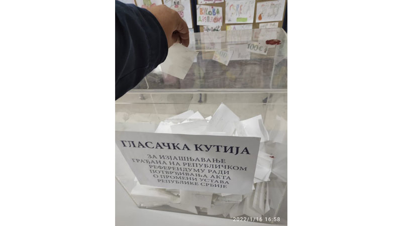 U Žagubici 86,4 odsto birača glasalo za promenu Ustava