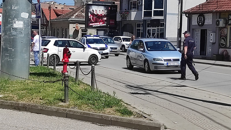 Udes u ulici Čede Vasovića 