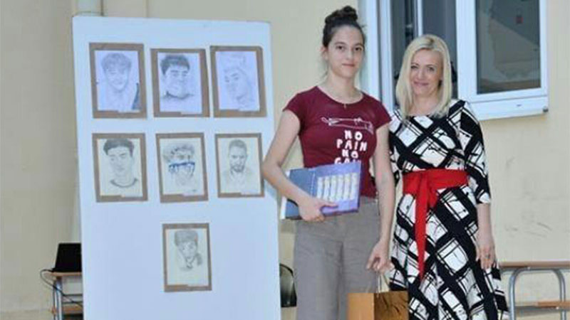 Katarina Marinković (14) pokazala da biti umetnik ne zavisi od godina (FOTO)